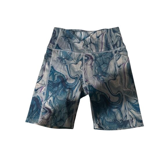 Victoria's Secret On Point Flow High-Rise Monochrome Biker Shorts | Womens Sz 2 - Picture 1 of 12